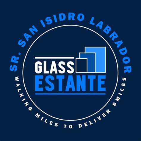 Sr. San Isidro Labrador Glass Estante