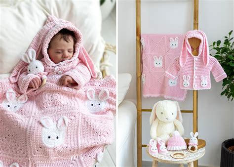 Bunny Crochet Baby Blanket (Free Pattern) - Maisie and Ruth