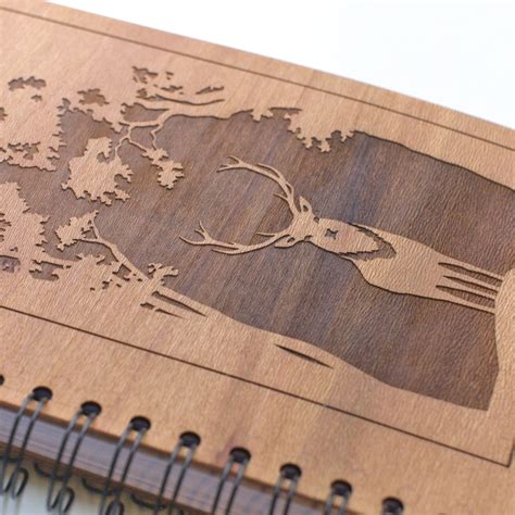 Wooden Journal with Laser Engraving | Laser engraving, Laser engraved ideas, Laser engraved wood
