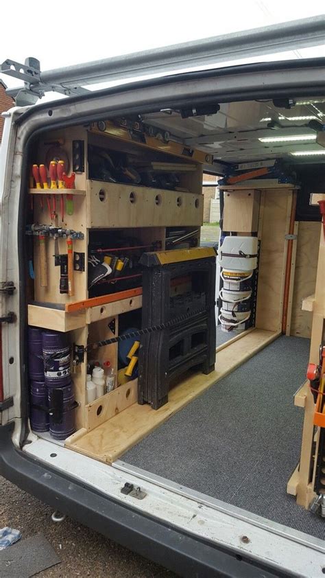 I made this rack outside of the van and fitted it in mainly so I knew I ...