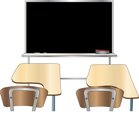 Cartoon classroom vector, blackboard,desks and chairs | Free PSD,Vector,Icons