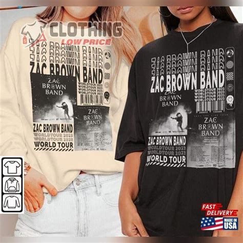 Zac Brown Band From The Fire Tour 2023 Unisex Hoodie Zac Brown Band Tour 2023 Merch ...