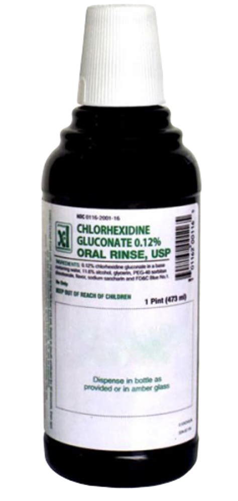 Chlorhexidine Gluconate .12% Oral Rinse 16 Oz Bottle - M&S Dental Supply