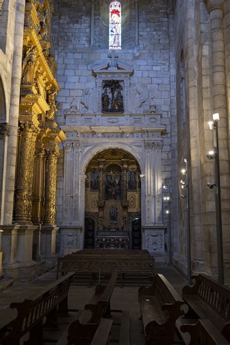 Interior of Porto Cathedral, Medieval Building Stock Image - Image of cathedral, historic: 207009839