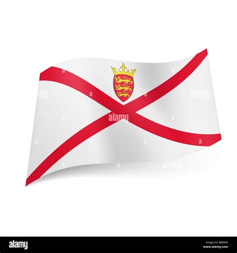 National flag diagonal red cross hi-res stock photography and images ...