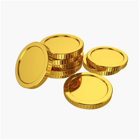 Gold Coin 3D Model $10 - .max - Free3D