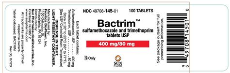 Bactrim DS - FDA prescribing information, side effects and uses