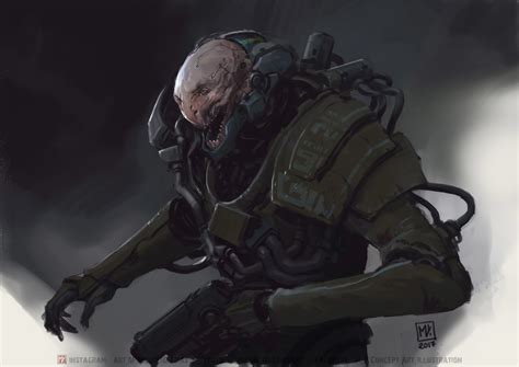 Alien Soldier Concept Art