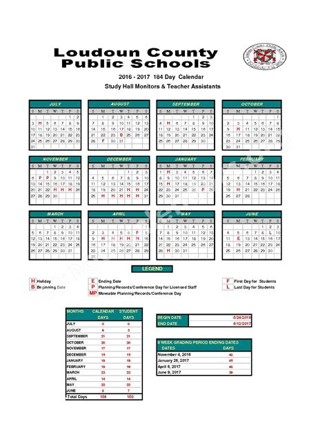 Loudoun County Calendar - Customize and Print