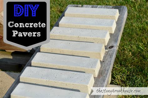 DIY Concrete Pavers - The Stonybrook House