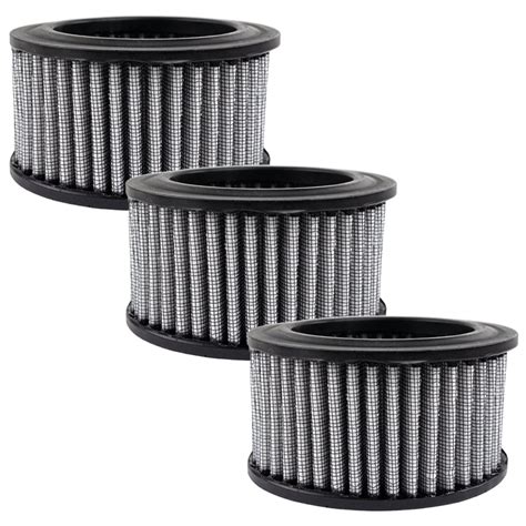 3 Pack Air Compressor Intake Filter Polyester Element with Pre Filter ...