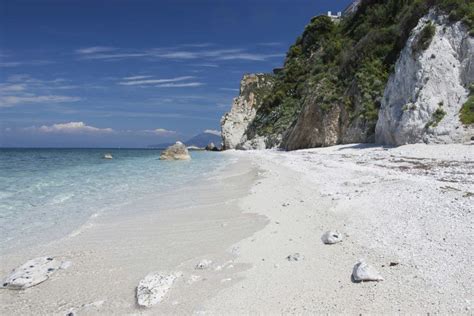 the beach is clean and clear for us to see as we walk along it,