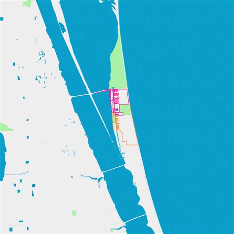 Satellite Beach Florida Map - Printable Maps