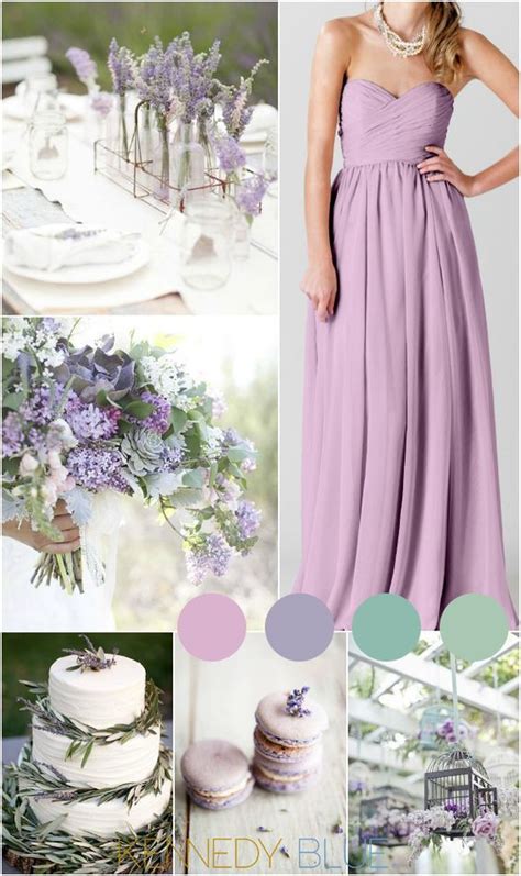 A garden-inspired lilac wedding color palette for spring and summer ...