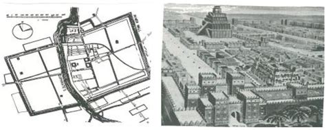 Plan of Babylon City and its Model [Yosaf, 1982] | Download Scientific ...