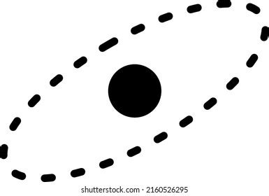 Electron Orbit Vector Illustration Flat Illustration Stock Vector ...