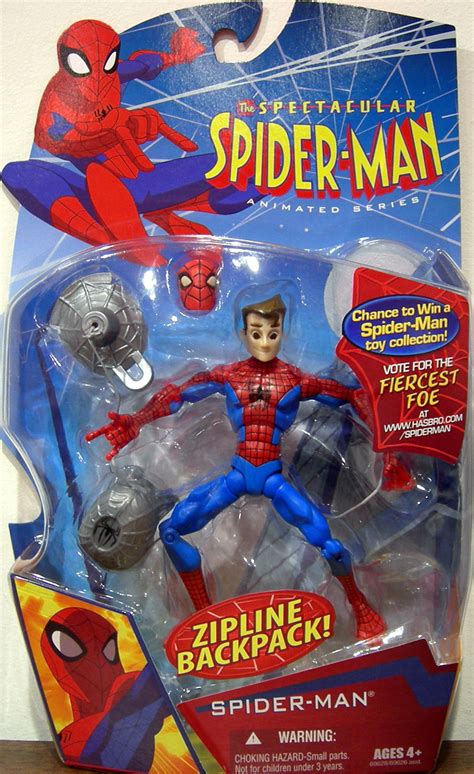 Spider-Man Zipline Backpack Action Figure Spectacular Animated Series