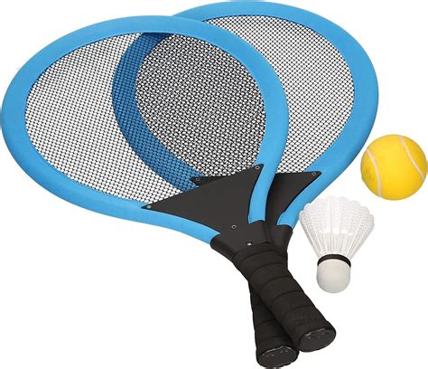 Jumbo Soft Tennis Set with Tennis ball and shuttlecock. – Comaco Toys