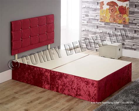 Buy Divan Bed Single Double King Size Super King Base with Cube ...