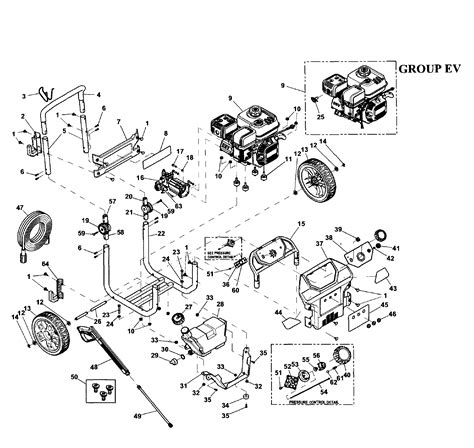 GENERAC PRESSURE WASHER Parts Model 0064360 Sears PartsDirect ...