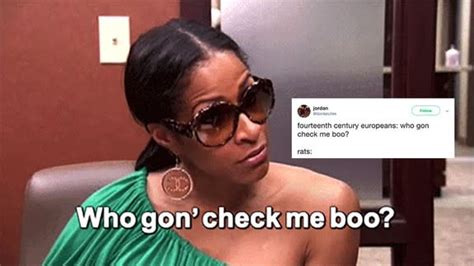 The 'who gon' check me, boo?' meme is a modern masterpiece