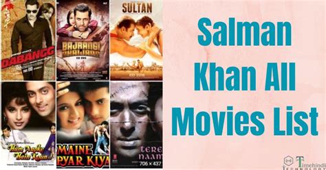 Salman Khan All Movies List 1988 to 2024