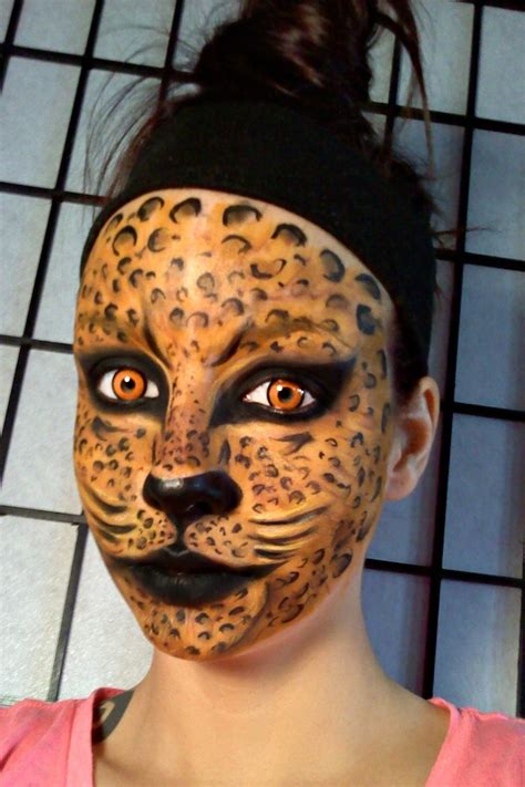 Jungle Cat / Leopard Makeup & Face Painting | Melissa B.'s (melissabernard) Photo | Beautylish