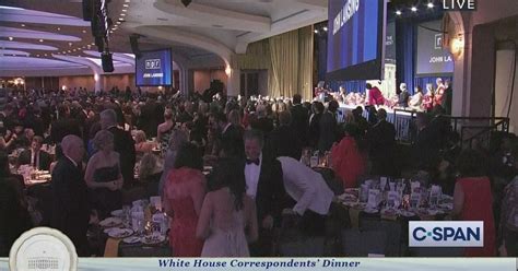 White House Correspondents' Dinner, Introductions and Pre-Speech Sights ...