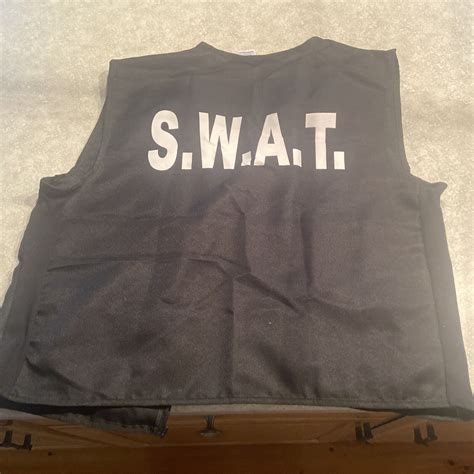 Spirit Halloween Police Swat Vest With Badge Adult Co… - Gem