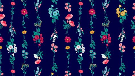 Floral Pattern Wallpaper Hd : Seamless Floral Pattern Colorful Wallpaper Vector Image : Hd art ...