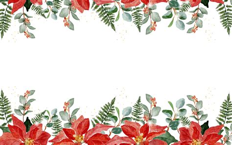 Free Watercolor Christmas Flower Bouquet Wreath Collection 9413829 PNG With Transparent ...