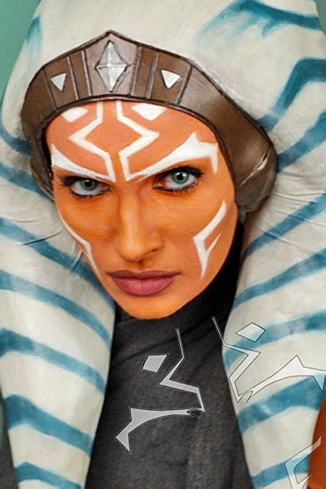 Ahsoka Tano Face pattern stencil