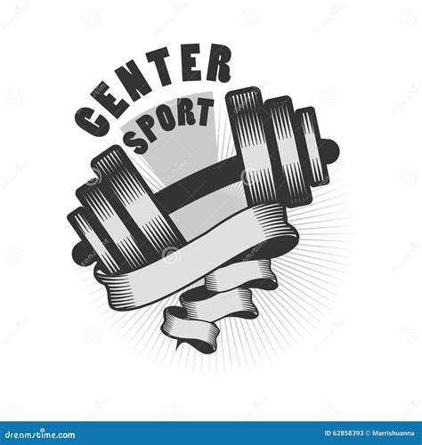 Sports Center Logo Stock Illustration - Image: 62858393