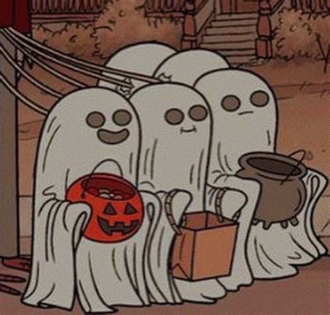 halloween ghost icons ♡ | Halloween cartoons, Vintage cartoon ...