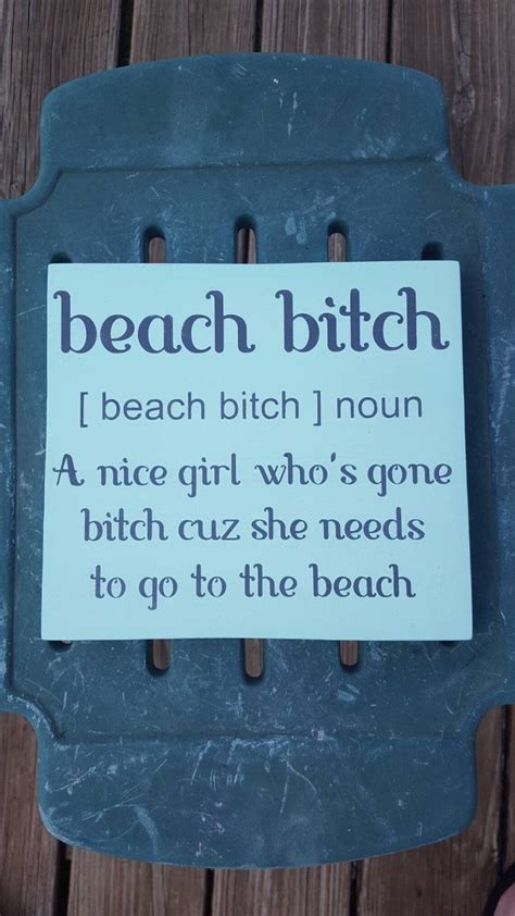 Funny Beach Sign Beach Gift beach decor Beachy sign beach | Etsy