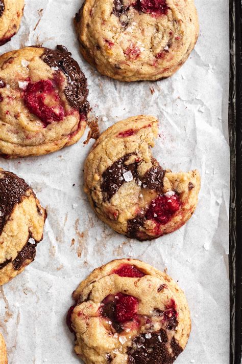 Raspberry Chocolate Chip Cookies - Broma Bakery