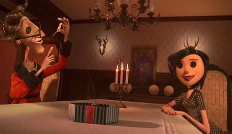 In Coraline, her Other Mother grows horns in several cuts before and ...