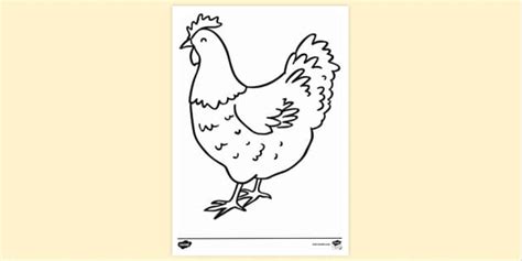 FREE! - The Little Red Hen Colouring | Colouring Sheets