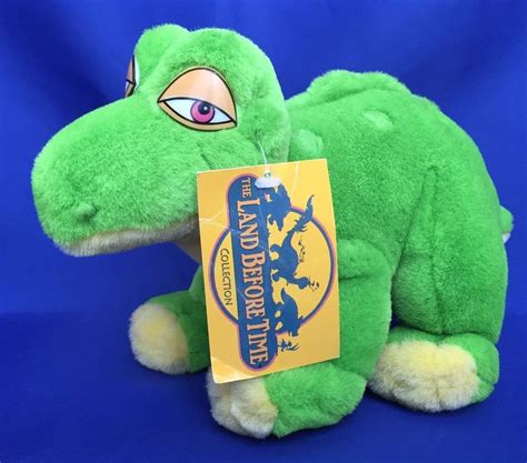 Land Before Time Spike Dinosaur Plush Stuffed Toy Green Tag Universal Studios Land Before Time ...