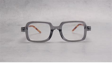 Des Vintage Black Square Glasses Frame – Southood