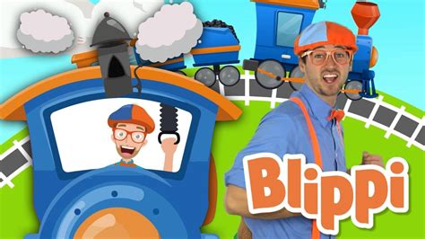 Blippi | Train Song | Blippi | Bedtime Songs with Blippi | Nursery Rhymes for Kids | - YouTube