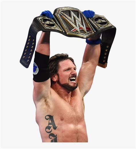 Aj Styles Wwe Champion Png Transparent PNG - 583x821 - Free Download on NicePNG