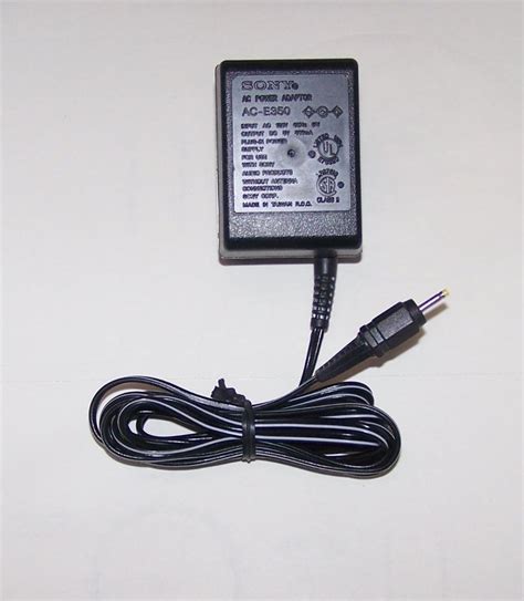 USED Genuine SONY AC-E350 3v Power Adapter (Works with Recorders ...