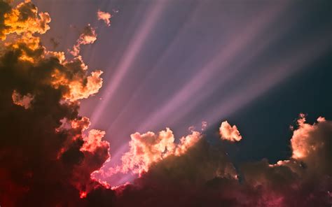 Sun Light with clouds HD wallpaper | Wallpaper Flare