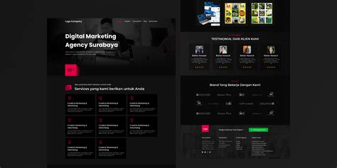 Digital Creative Agency Website | Figma