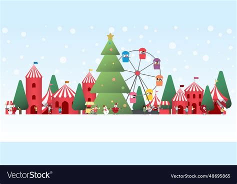 Winter wonderland Royalty Free Vector Image - VectorStock