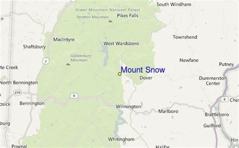 Mount Snow Ski Resort Guide, Location Map & Mount Snow ski holiday accommodation