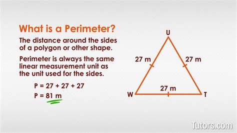 How to Find the Perimeter of a Triangle (Formula & Video)