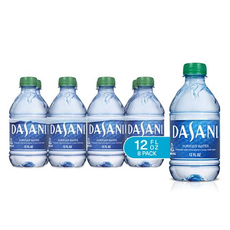 DASANI Purified Water Bottles Enhanced with Minerals, 12 fl oz, 8 Pack ...