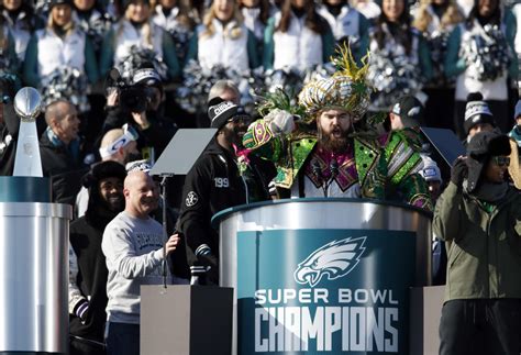 Kelce won the Super Bowl parade today and no one can stop talking about it - WHYY